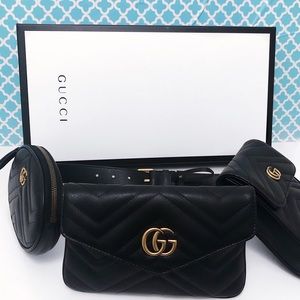 Gucci GG Marmont quilted leather belt bag
